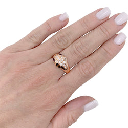 Bague Bulgari, "Serpenti, or rose, diamants, rubellites - Castafiore