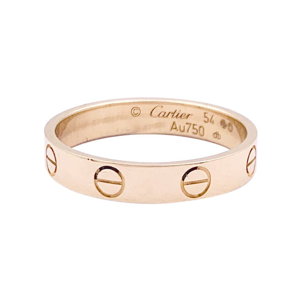 Bague Cartier, "Alliance Love", or rose. - Castafiore
