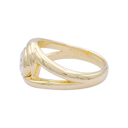 Bague CARTIER "Astragale", or jaune et diamant. - Castafiore