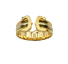 Bague CARTIER "double C", en trois ors - Castafiore