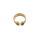 Bague CARTIER "double C", en trois ors - Castafiore