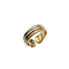 Bague CARTIER "double C", en trois ors - Castafiore