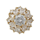 Bague CARTIER en or jaune, diamant 1,57 carats - Castafiore
