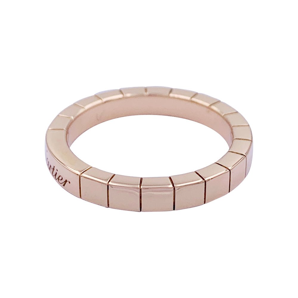 Bague Cartier, "Lanière", or rose - Castafiore