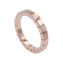 Bague Cartier, "Lanière", or rose - Castafiore