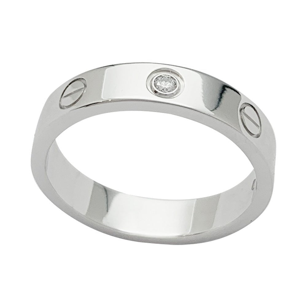 Bague Cartier "Love" en or blanc, diamant - Castafiore