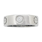 Bague Cartier, "Love", or blanc, diamants - Castafiore