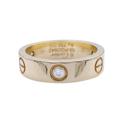Bague Cartier, "Love", or jaune, diamants - Castafiore