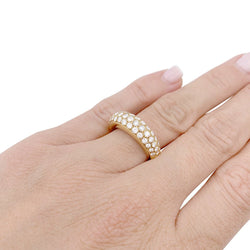 Bague Cartier, "Mimi", or jaune, diamants. - Castafiore