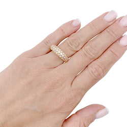 Bague Cartier, "Mimi", or jaune, diamants. - Castafiore