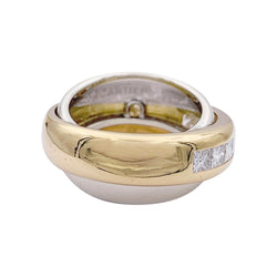 Bague CARTIER "Odyssée" deux ors et diamants. - Castafiore