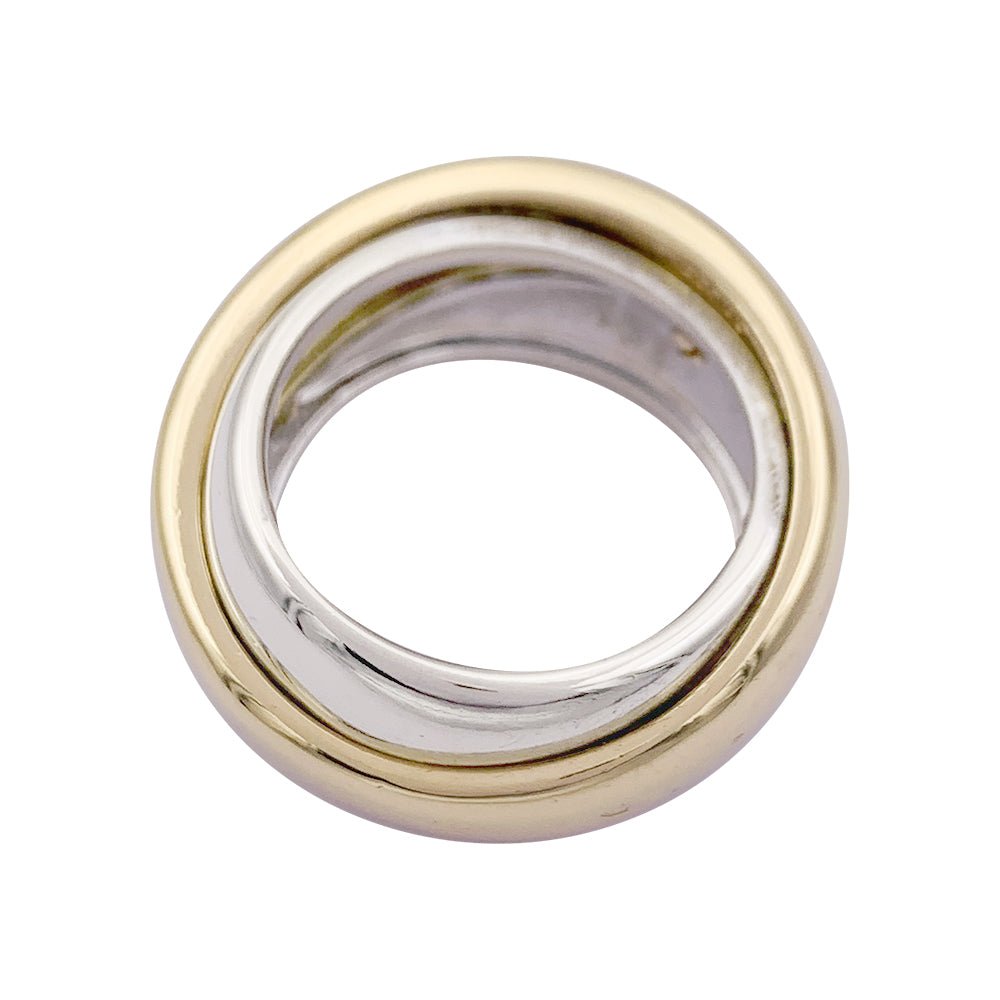 Bague CARTIER "Odyssée" deux ors et diamants. - Castafiore