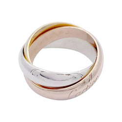 Bague Cartier "Trinity" 3 ors, grand modèle. - Castafiore