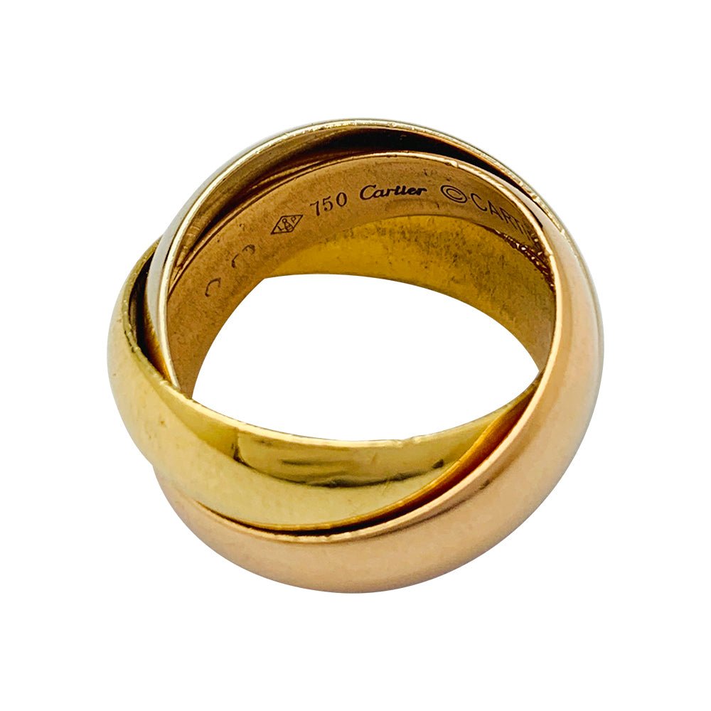 Bague Cartier "Trinity" 3 ors, grand modèle - Castafiore