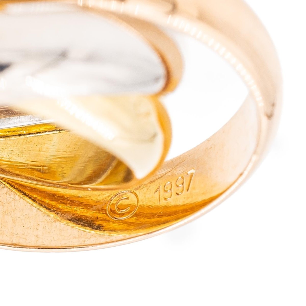 Bague CARTIER "Trinity" en or jaune, or blanc et or rose - Castafiore