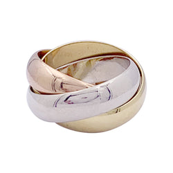 Bague CARTIER "Trinity" trois ors - Castafiore