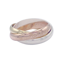 Bague Cartier, "Trinity", trois ors - Castafiore