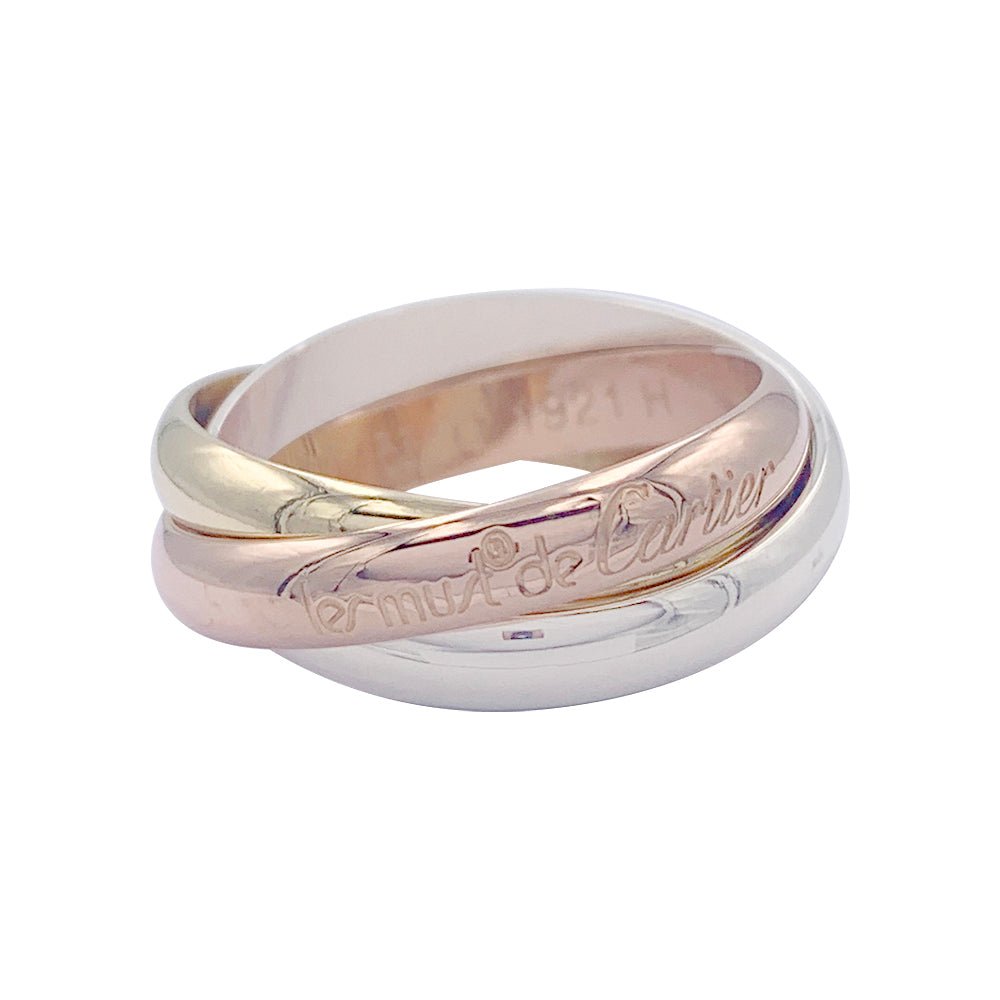 Bague Cartier, "Trinity", trois ors - Castafiore