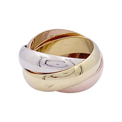 Bague CARTIER "Trinity" trois ors - Castafiore