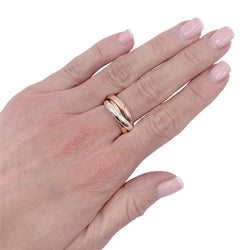 Bague Cartier, "Trinity", trois ors - Castafiore