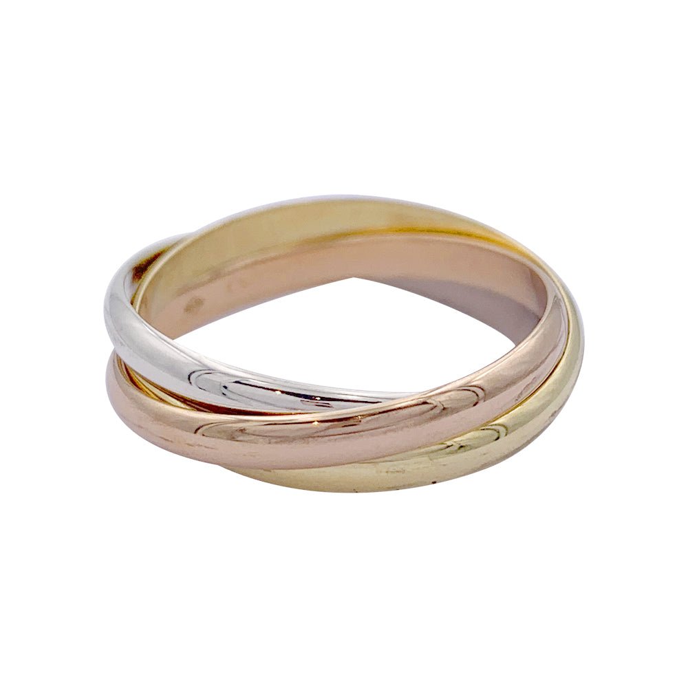 Bague Cartier, "Trinity", trois ors, petit modèle - Castafiore