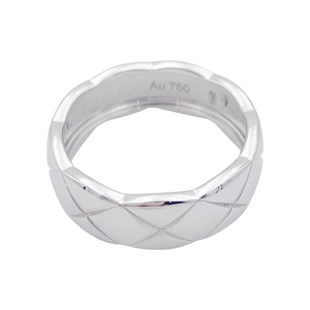 Bague Chanel, "Coco Crush", en or blanc. - Castafiore