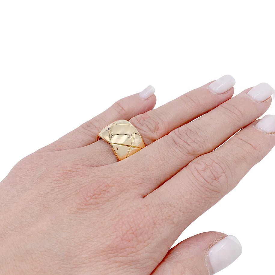 Bague CHANEL "Coco Crush" en or jaune - Castafiore