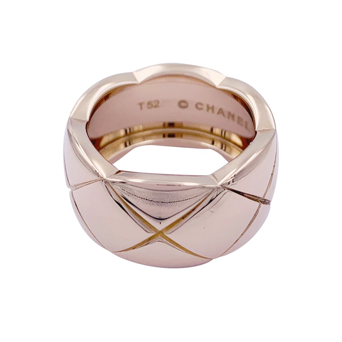 Bague Chanel, "Coco Crush", en or rose. - Castafiore