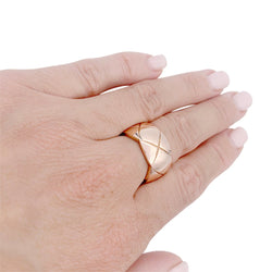Bague Chanel, "Coco Crush", en or rose. - Castafiore