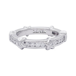 Bague Chanel, "Comète", or blanc, diamants. - Castafiore