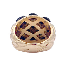 Bague CHANEL en or jaune et onyx - Castafiore