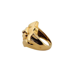 Bague CHANEL "Lion" en or jaune - Castafiore