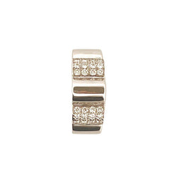 Bague CHANEL "Profil de Camélia" en or blanc et diamants - Castafiore