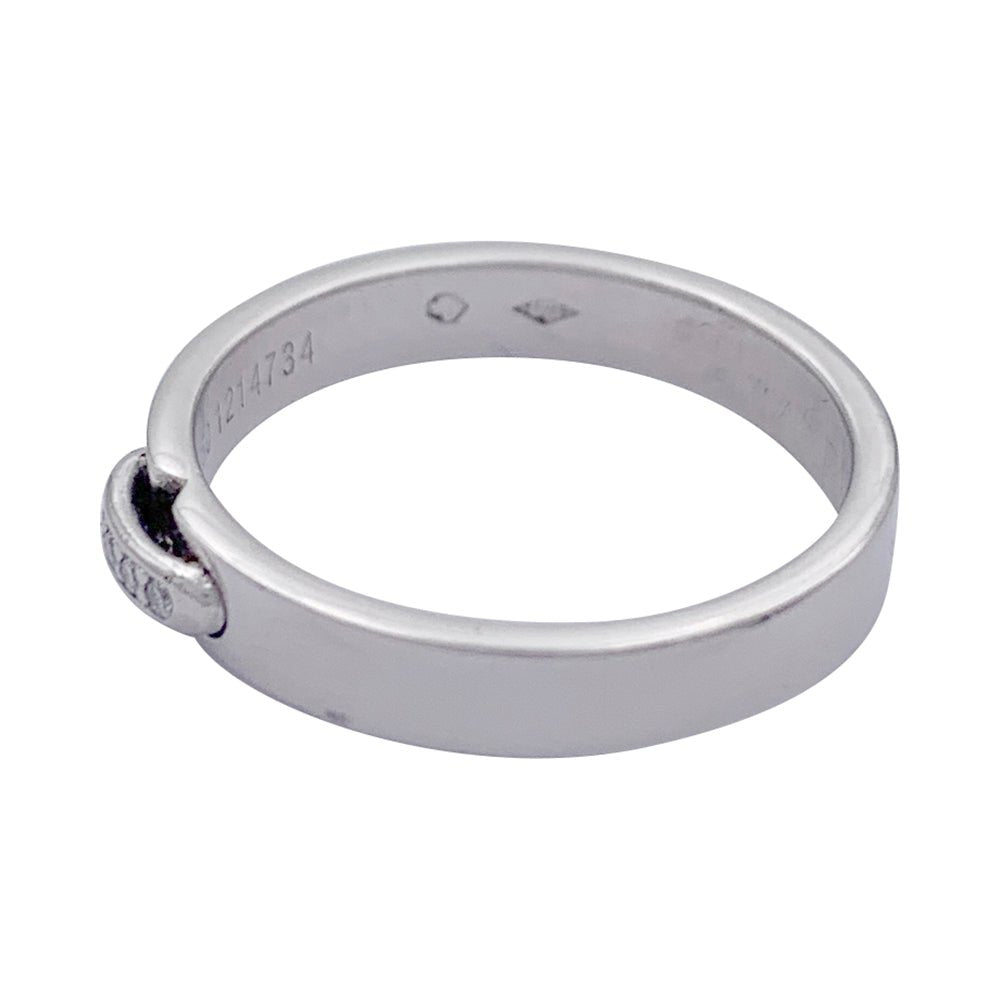 Bague Chaumet , "Alliance Liens Evidence", platine, diamants - Castafiore