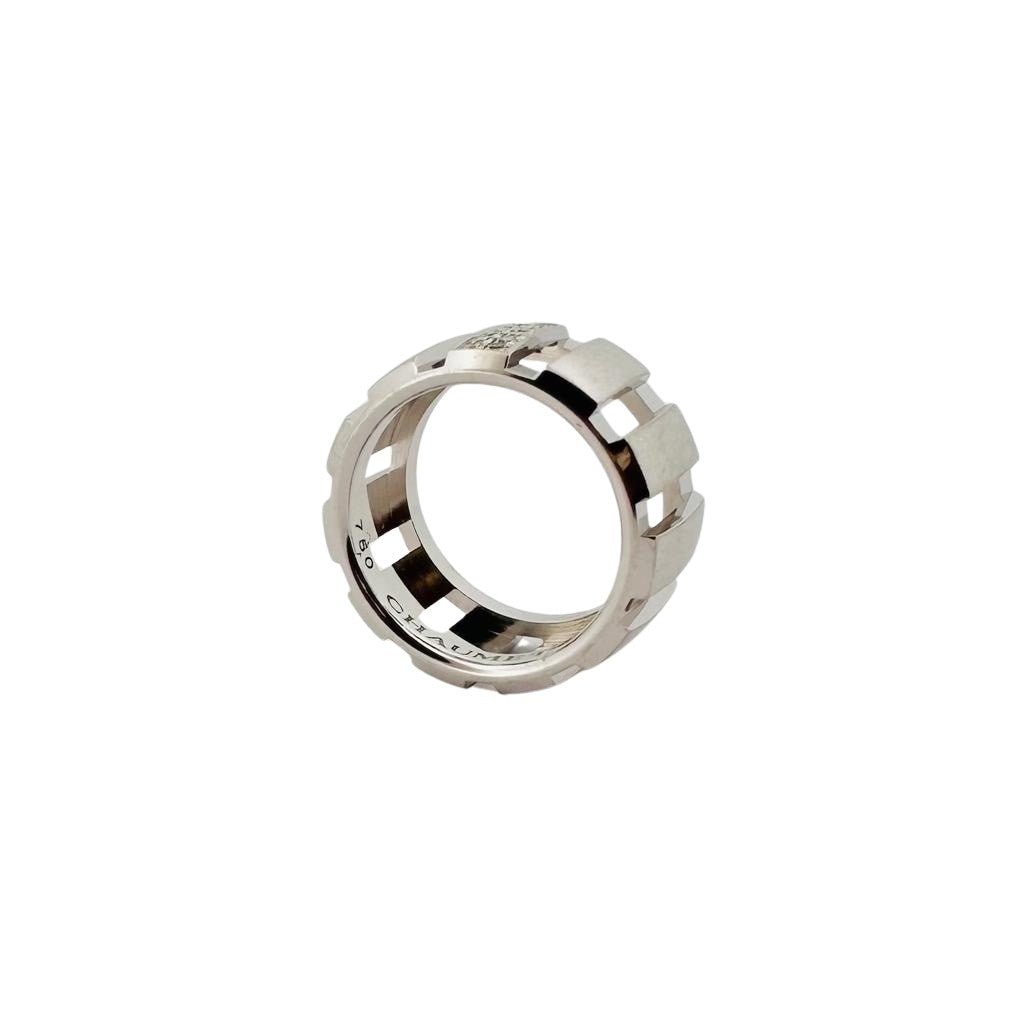 Bague CHAUMET en or blanc et diamants - Castafiore