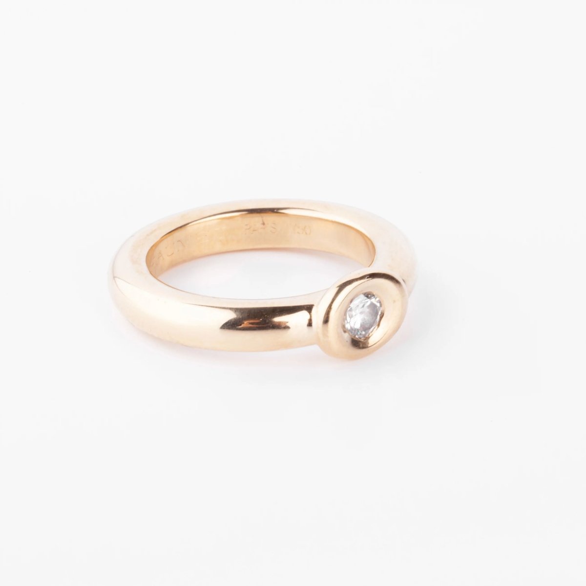 Bague CHAUMET en or jaune et diamant - Castafiore