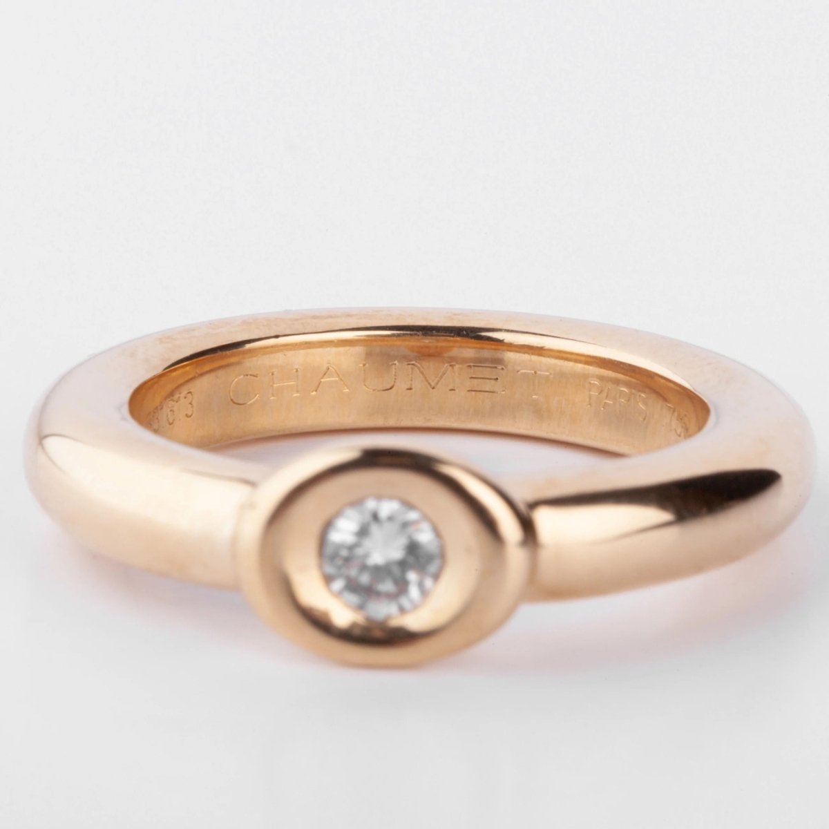Bague CHAUMET en or jaune et diamant - Castafiore