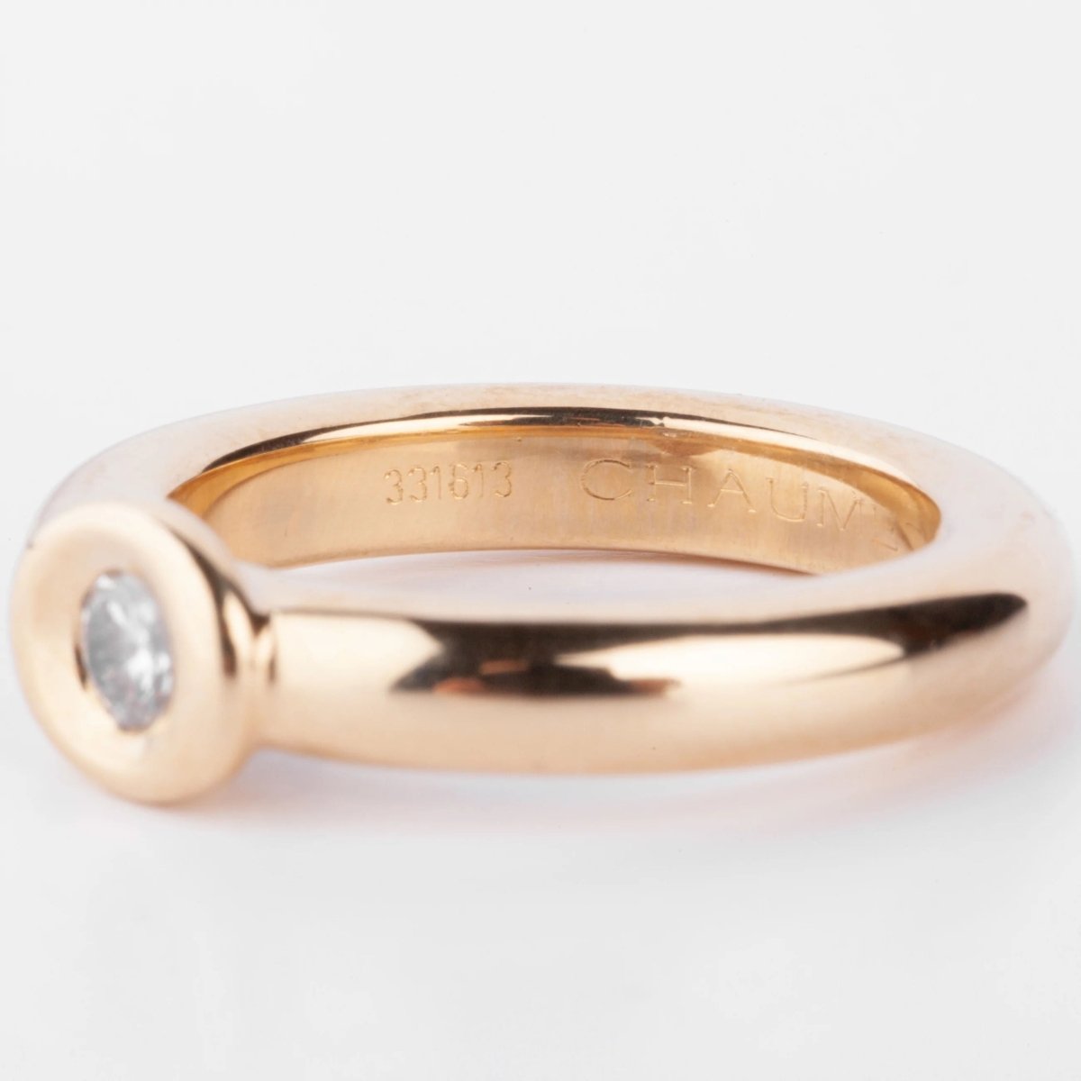 Bague CHAUMET en or jaune et diamant - Castafiore