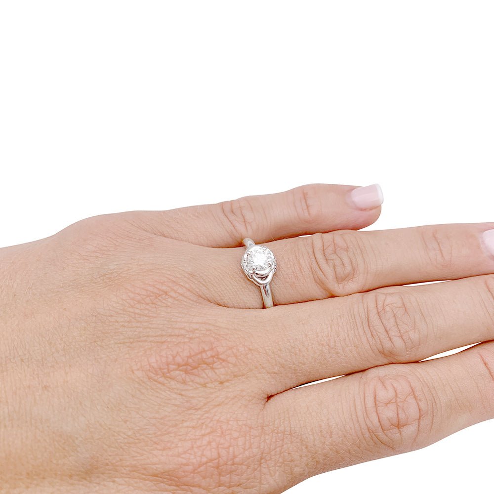 Bague Chaumet, "Liens d'Amour", platine, diamants. - Castafiore