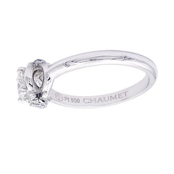 Bague Chaumet, "Liens d'Amour", platine, diamants. - Castafiore