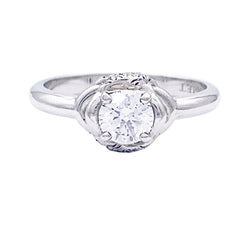 Bague Chaumet, "Liens d'Amour", platine, diamants. - Castafiore