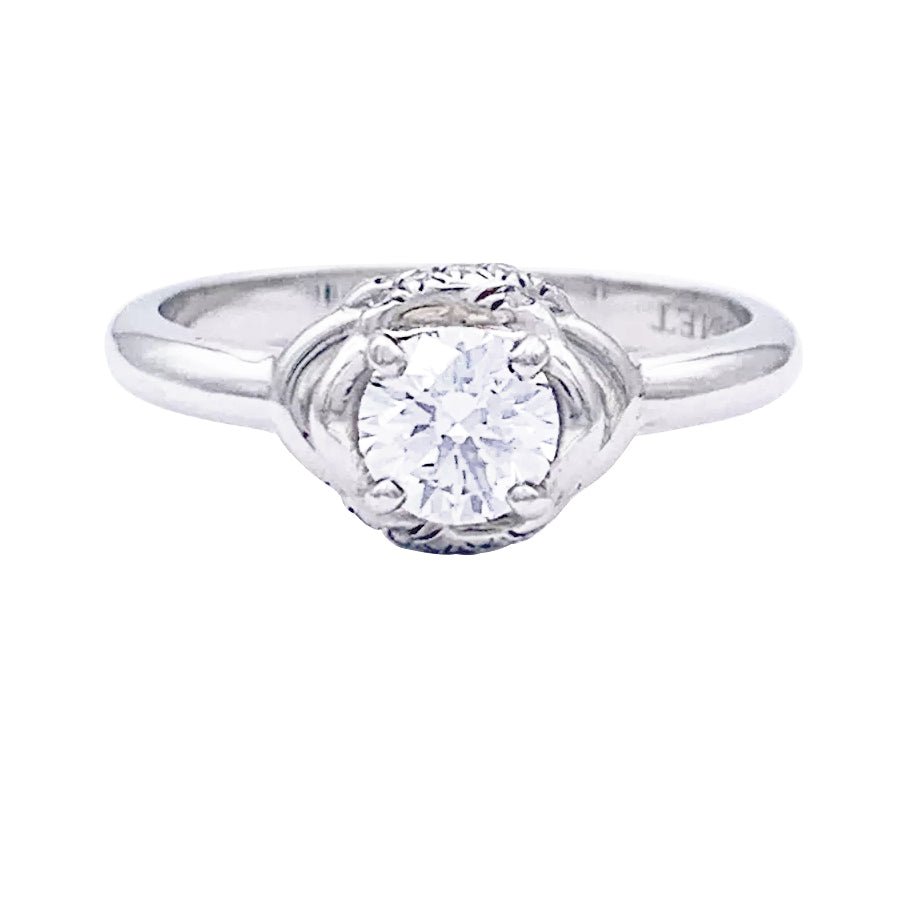 Bague Chaumet, "Liens d'Amour", platine, diamants. - Castafiore