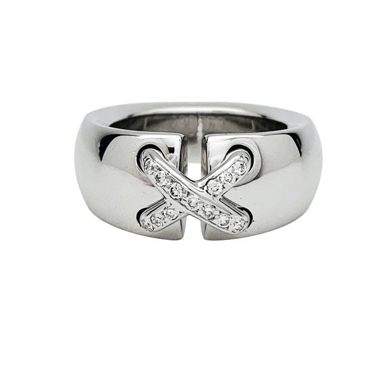 Bague Chaumet "Liens" en or blanc et diamants - Castafiore