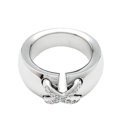 Bague Chaumet "Liens" en or blanc et diamants - Castafiore