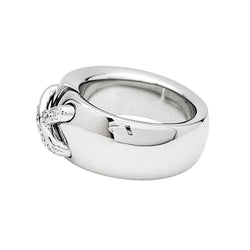 Bague Chaumet "Liens" en or blanc et diamants - Castafiore