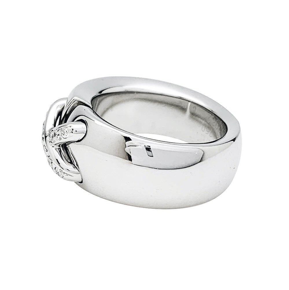 Bague Chaumet "Liens" en or blanc et diamants - Castafiore