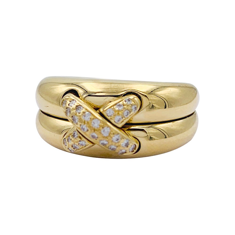 Bague Chaumet, "Liens", or jaune et diamants - Castafiore