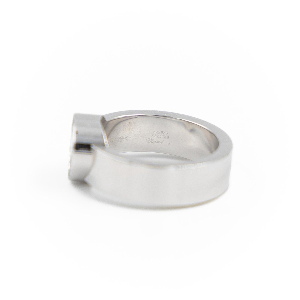 Bague CHOPARD "Happy Diamonds" en or blanc et diamant - Castafiore