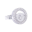 Bague CHOPARD "Happy Spirit" en or blanc et diamants - Castafiore