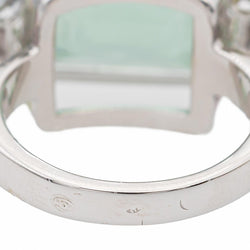 Bague Cocktail béryl et or blanc - Castafiore